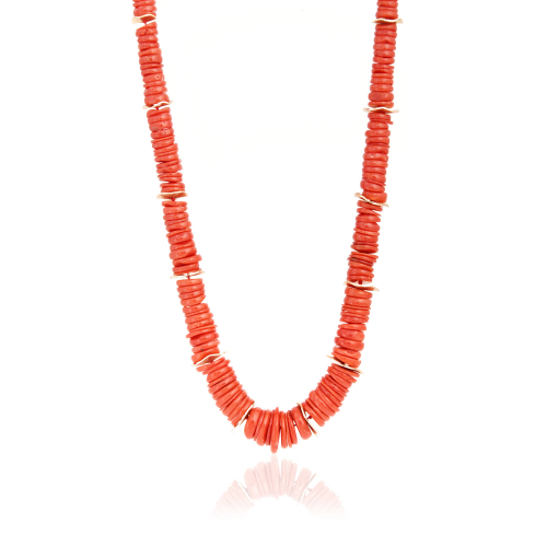 Collar Coral - Collares de Diseños Exclusivos Joyas Artesanales Únicas